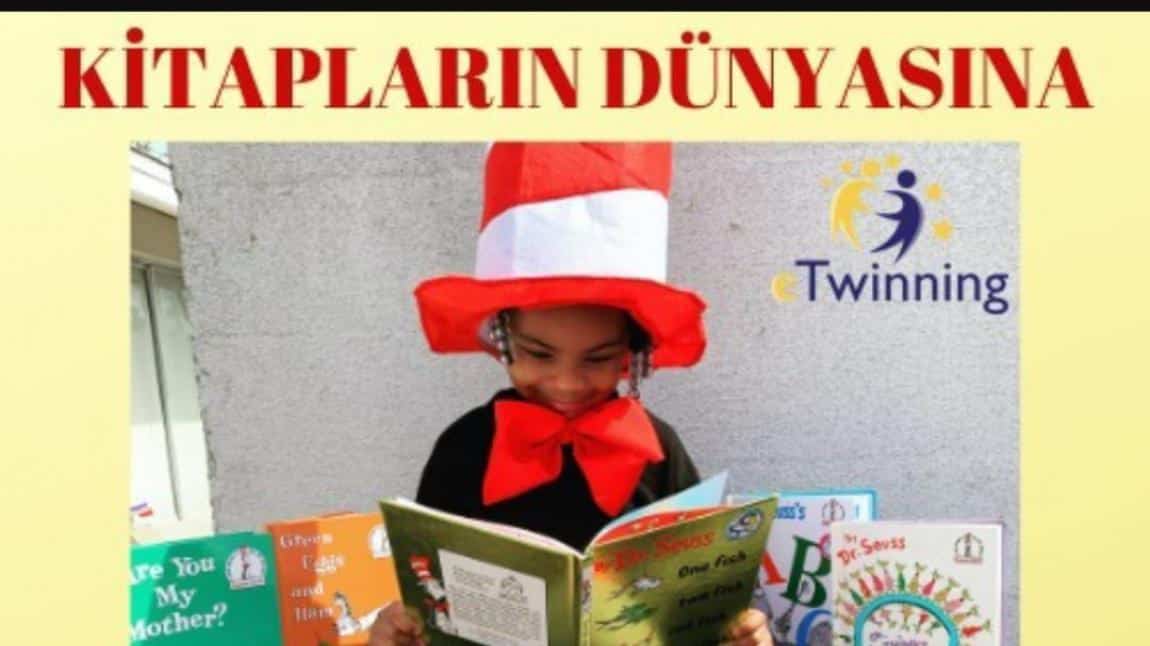 Kıbrısköyü İlkokulu Mamak Ankara Kitaplar Dünyasına Yolculuk Proje Logosu